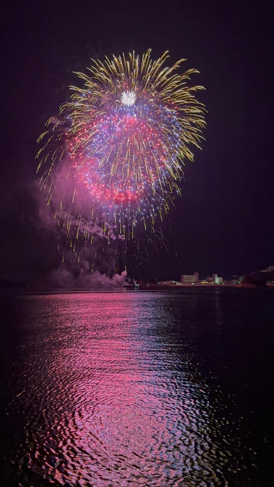 小豆島夏祭りの花火